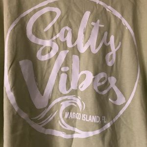 NWT Marco Island FL Salty Vibes hooded tee